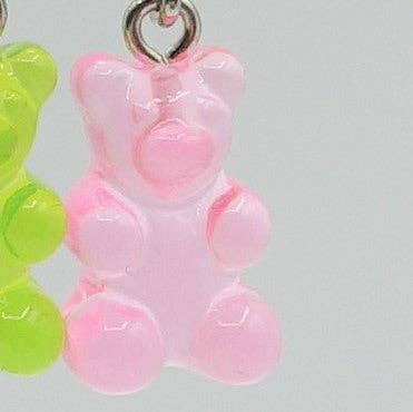 Daemon srls - Wholesale Dangle Earrings - WINNY CRYSTAL ~ gummy bear ~ Orecchini a cerchio con Zirconi2
