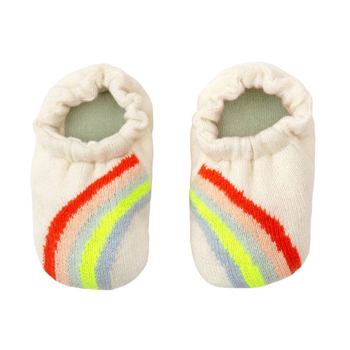 Rainbow Baby Booties and other Purchase wholesale knitted elastic. Free returns & net 60 terms on Faire trending on Faire.