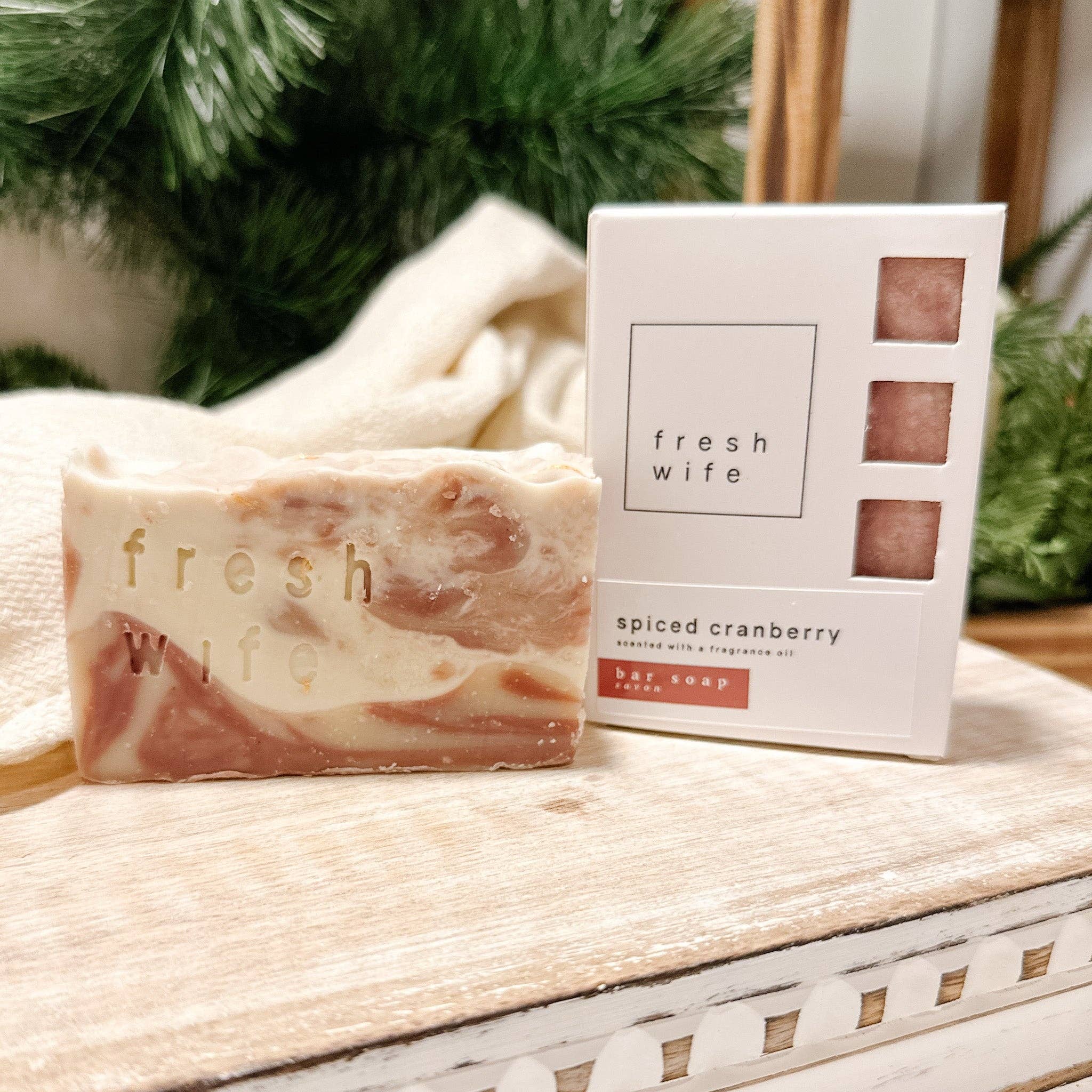 The Fresh Wife Soap Company - Wholesale Bar Soap - Spiced Cranberry Bar Soap1