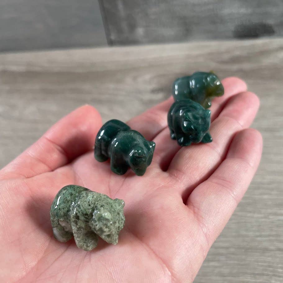 Keystone Crystals - Wholesale Decorative Figurine - Bear Figurine Small Carved Gemstone – Crystal Animal Totem12