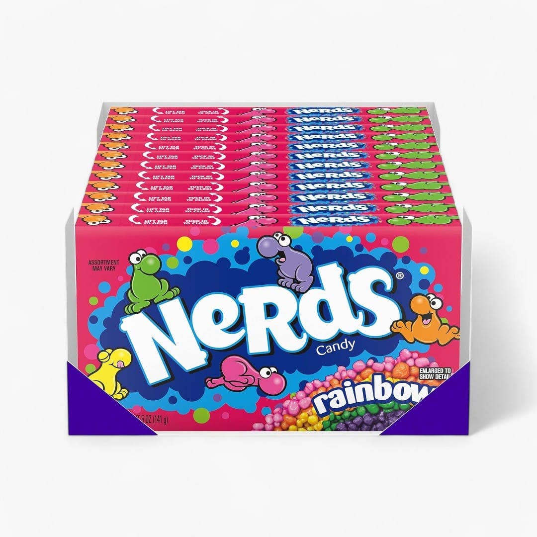 L&F Universal Goods - Wholesale Hard Candy - Nerds Rainbow Theater Box 12/5Oz