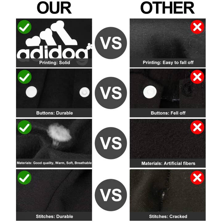 Furr-Baby Gifts - Wholesale Costume - Unisex - Adidog Pet Pet Four-Legged Hoodie XS-XXL10