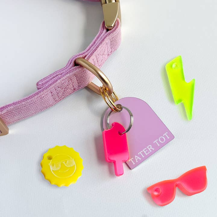 Zomer Huisdier Halsband Bedels – Seizoensvormen Set voor wholesale door Silly Goose Pets