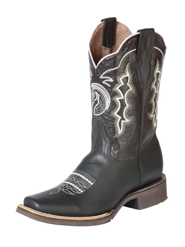 Botte de rodéo El General - Cracy Marron foncé 51118 pour la vente par El General Western Wear