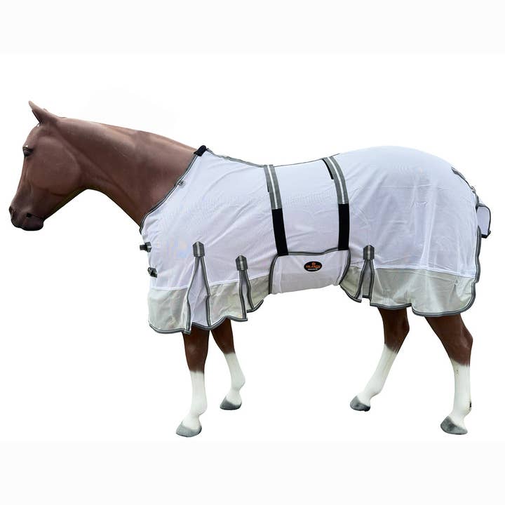 HILASON Couverture Anti-Mouches pour Cheval - Protection UV en Maille Contre les Insectes et Moustiques pour l'Été et le Printemps | Couverture Anti-Mouches pour la vente par HILASON