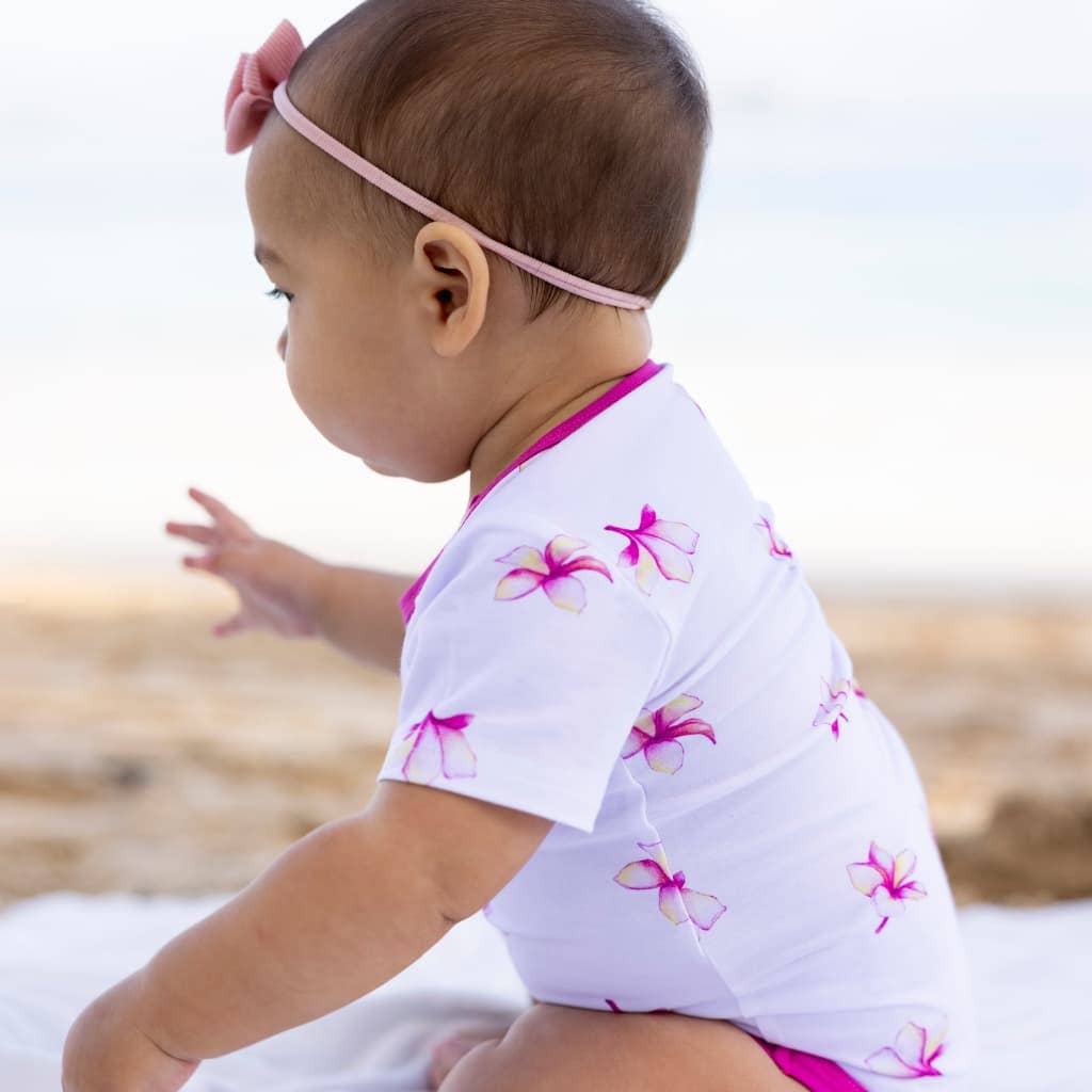 Coco Moon - Wholesale Rompertje - Baby - Plumeria Bamboe Onesie2