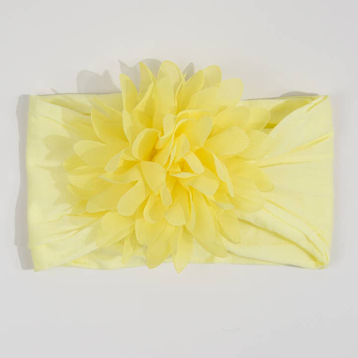 TheDivaSoap – Großhandel Fashion-Stirnband – Baby – Flower Baby Haarband aus Nylon mit Schleife10