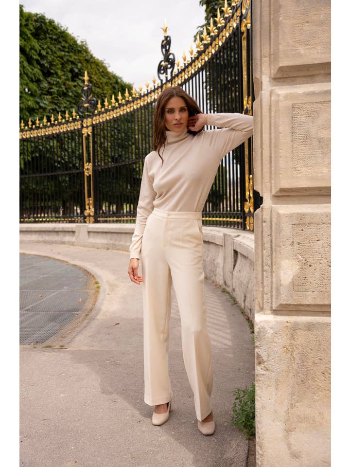 Attentif Paris – Engroshandel Bukser - Dame – Tykkere bukser med lige ben i vintermateriale11