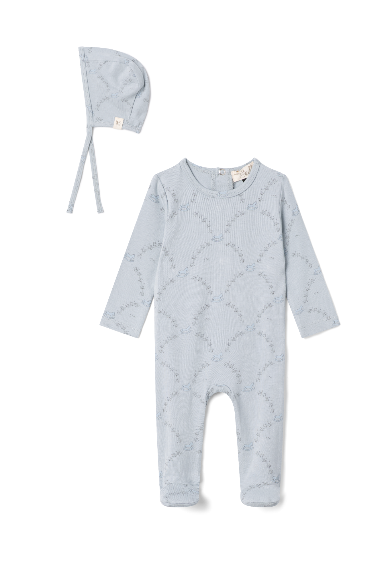 Hush.Shop - Wholesale Clothing Set - Baby - Rocking Horse Print Onesie0