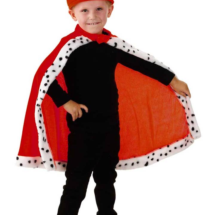 Cape du Roi avec fourrure d'hermine rouge pour la vente par Folat BV