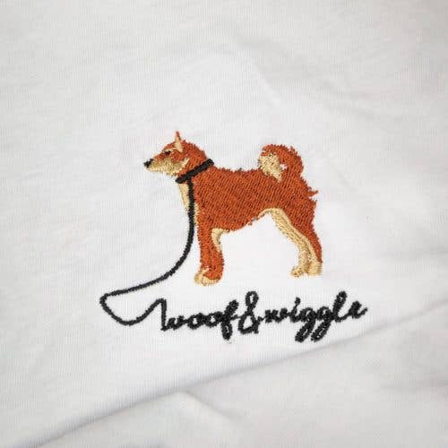 woof & wiggle - Venta al por mayor Camiseta - Unisex - Camiseta unisex con diseño de perro wish stick4