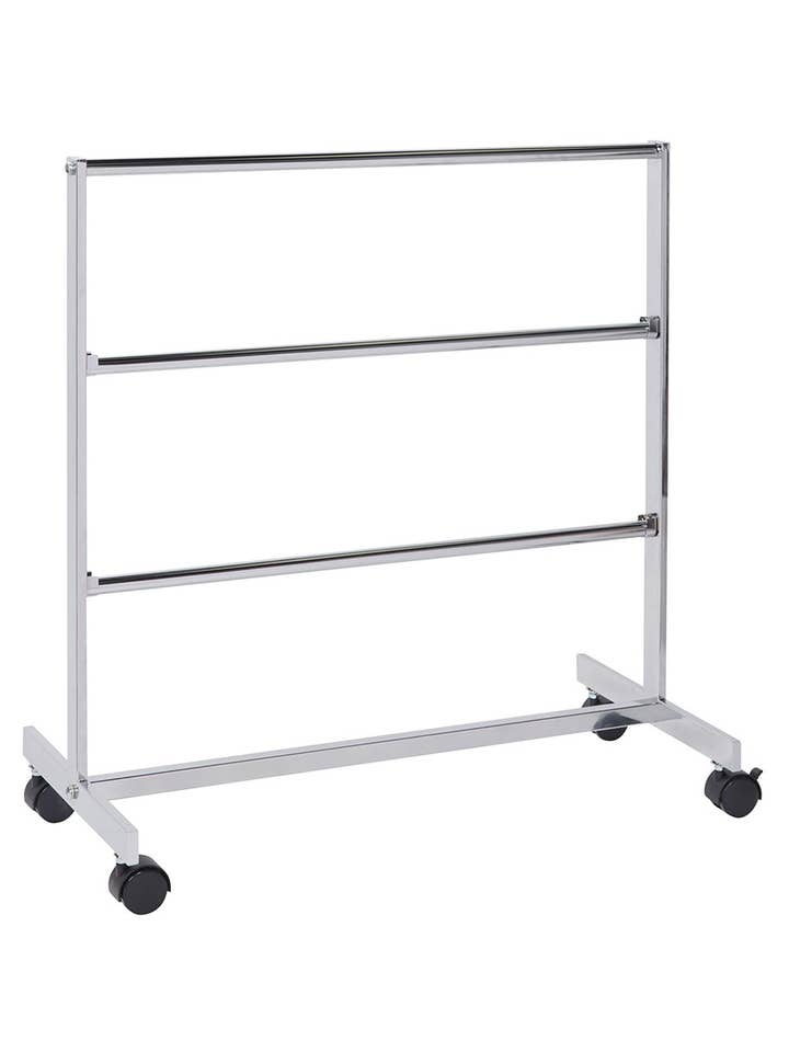 Chrome Hanger Storage System - 29”W x 15"D x 32 ½"H for wholesale by Store Supply Warehouse