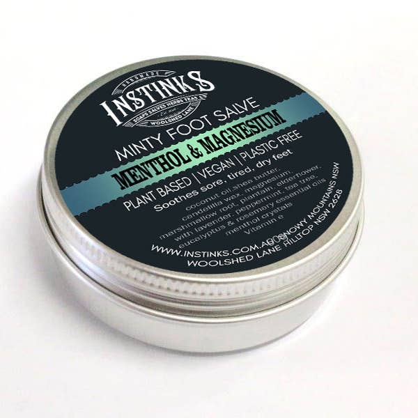 Minty Foot Salve Menthol & Magnesium for wholesale by INSTINKS