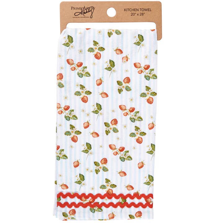 Primitives by Kathy - Wholesale Tea Towel - Berry Kitchen Towel2