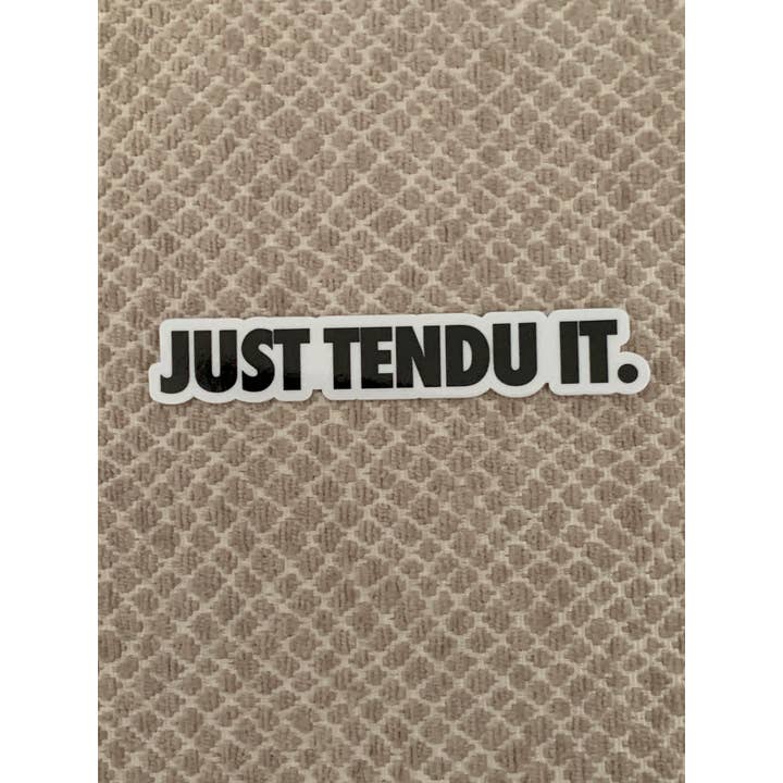Denali & Co. - Wholesale Sticker - Just Tendu The OG Logo Mini Dance Sticker, 3" x 0.5"