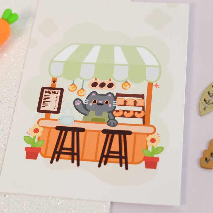 Sparkles in the Wild - Wholesale Art Print - Cute Coffee Shop Illustration Art Print7