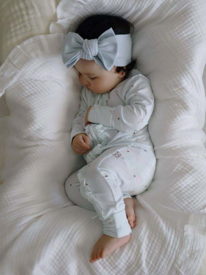 Elke & Indigo - Wholesale Jumpsuit – Baby - Bamboo/Organic Cotton Growsuit - Bluebells1