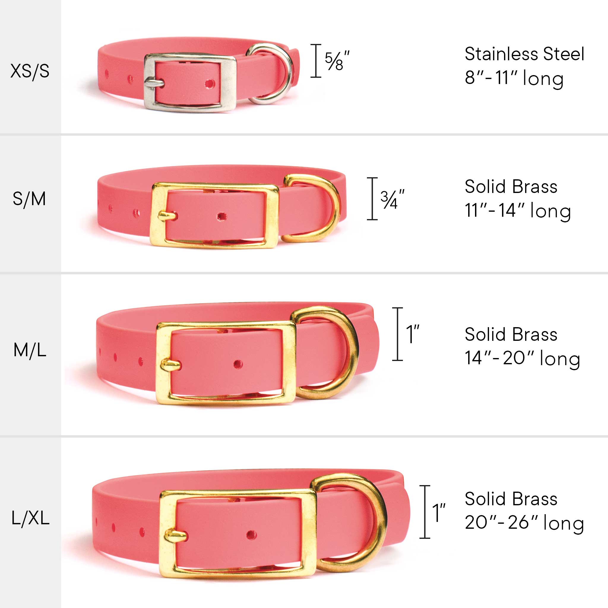 Doodle Dog Town - Wholesale Pet Collar - Dog - Waterproof Biothane® Collar - Coral6