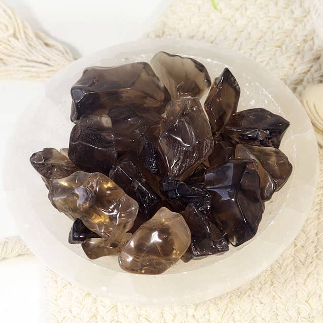 All Polished Smooth Smokey Citrine Natural Crystals for wholesale by Natures Artifacts Inc