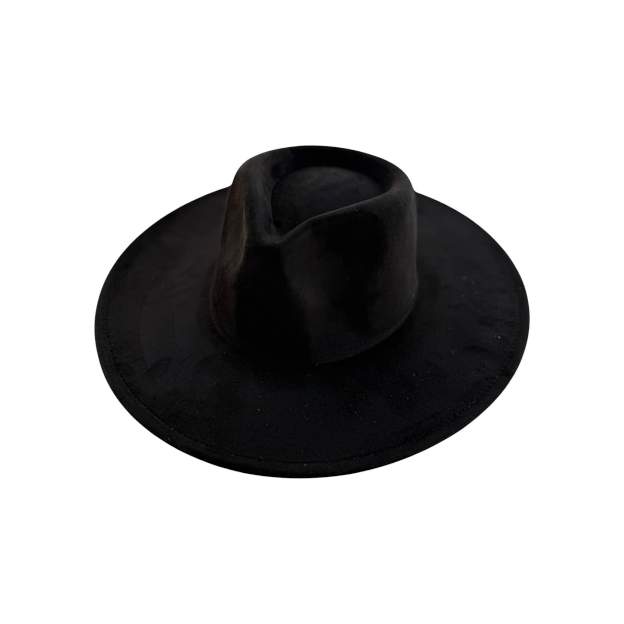 Portia Hat – Engroshandel Bucket hat - Dame – Vegansk Ruskind Bredskygget Rancher Hat0