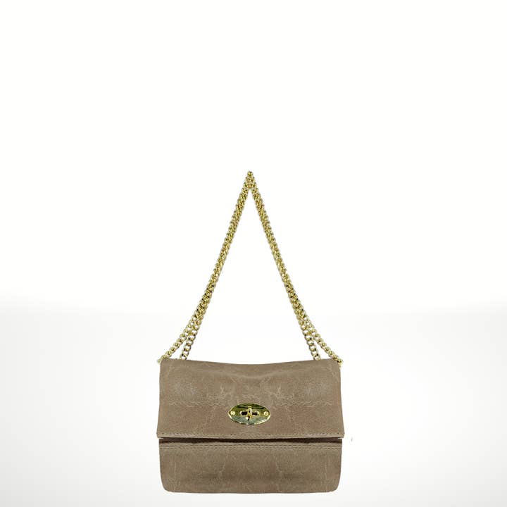 ITALIAN'S LEATHER - Wholesale Clutch Bag - Women's - Daiana Suede Leather Bag 2207131