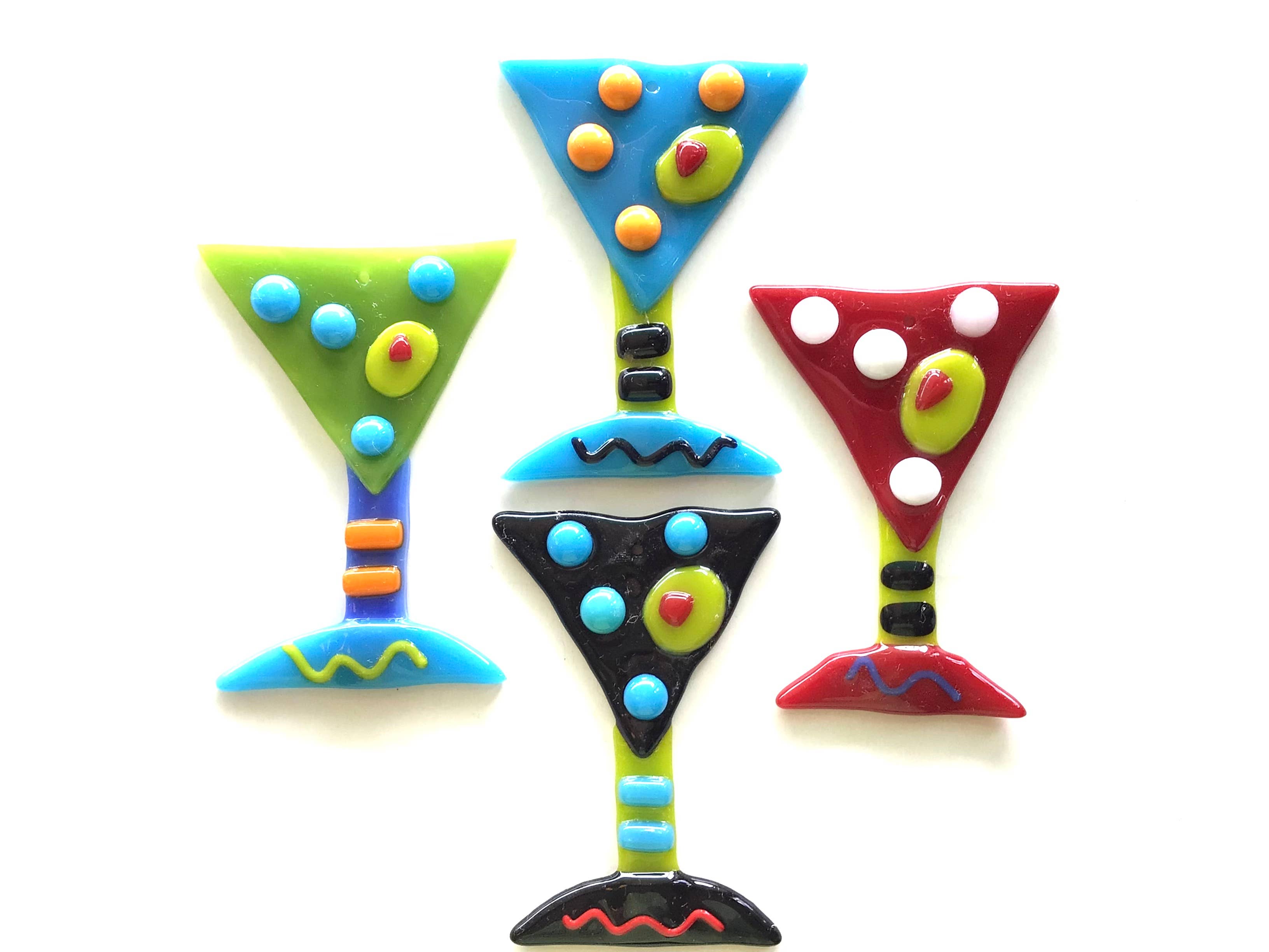 Fish Tales - Wholesale Ornament Set - Tini Time! Whimsical glass drink ornaments4