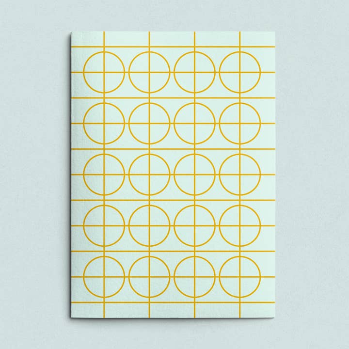 Folded Card | Solid Grid Mint for wholesale by Likestationery