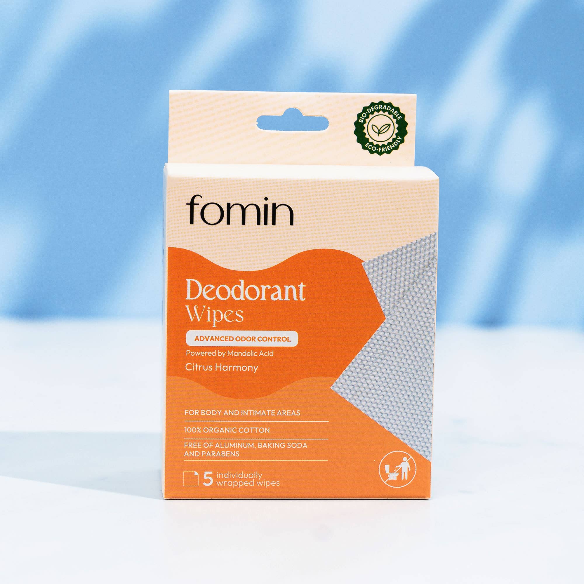 Fomin - Wholesale Face & Body Wipes - Acidified Deodorant Wipes3
