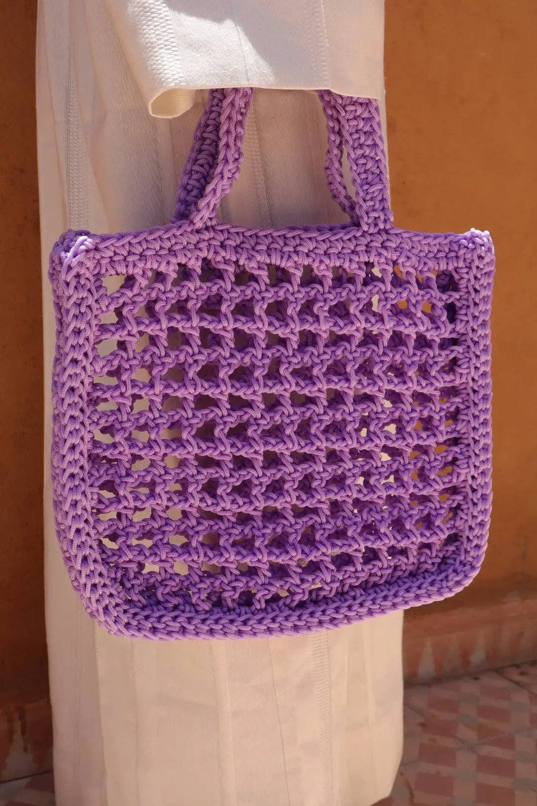 Néda - Wholesale Tote Bag - Women's - Handmade Nylon Crochet Handbag - KARINE (several colors available)5