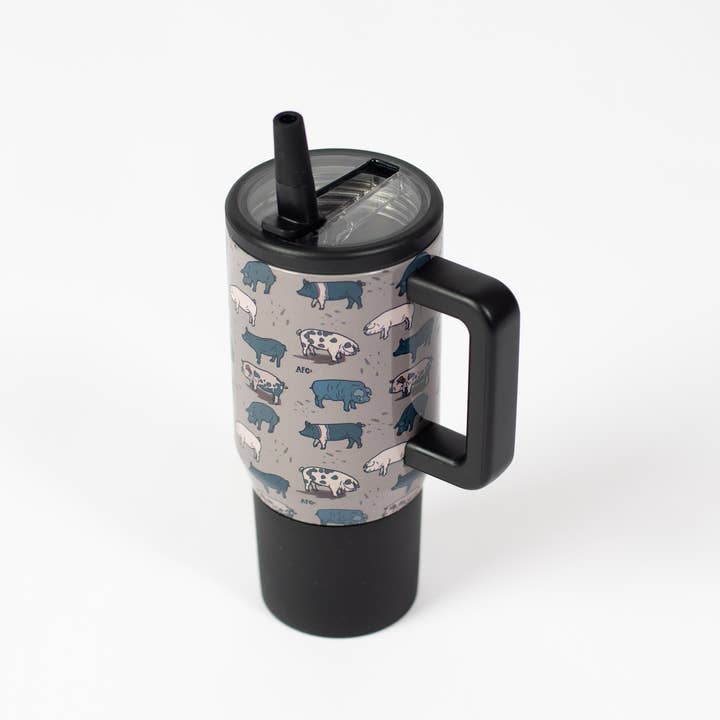 American Farm Company - Wholesale Insulated Mug/Tumbler - AFC Pig 20oz Spill Proof Insulated Tumbler