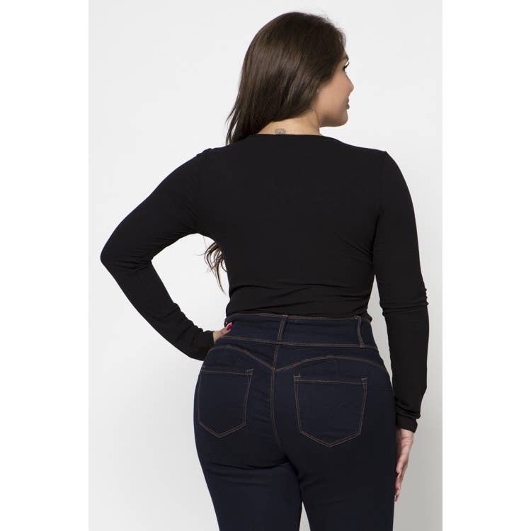 Curve Market – wholesale Bodysuit - Dam – PLUS STORLEK SCOOP NECK BODYSUIT1