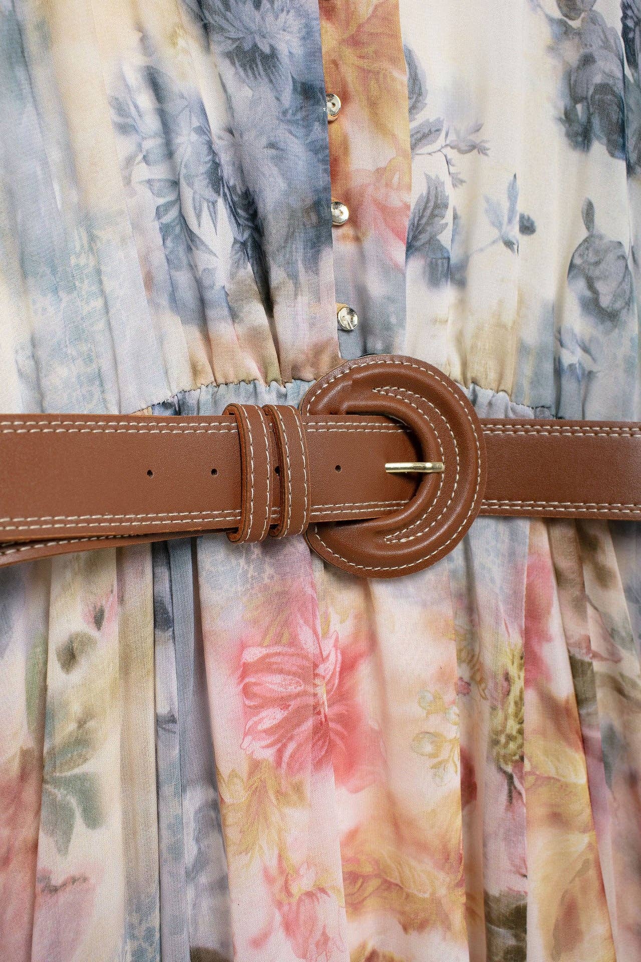 Som vist Efterår V-hals Kjole Euro Chic Print Batik for engroshandel på Faire3