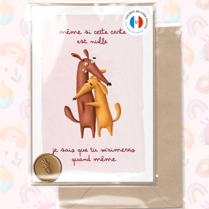 Papeterie Slo - Vente Cartes d'anniversaire - Carte "La seule qui restait" humour anniversaire3