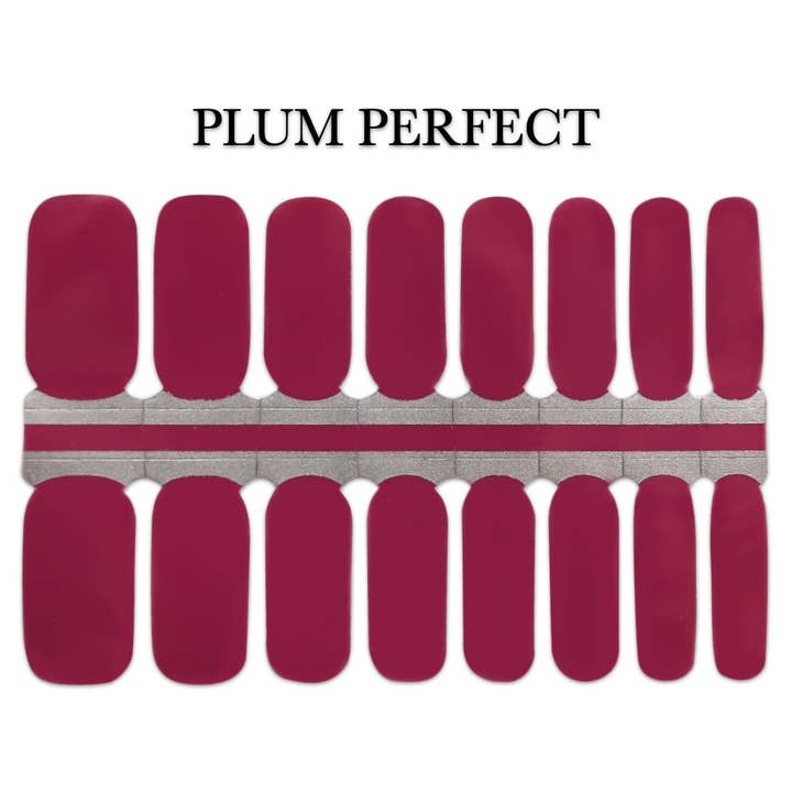 Nail Wrap - Plum Perfect for wholesale by Salted Avenue