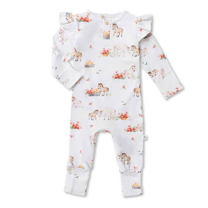 Snuggle Hunny - Wholesale Jumpsuit - Baby - Pony Pals Organic Growsuit