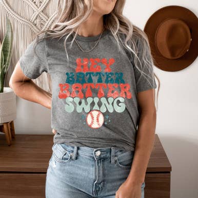 Trendy Transfers - Wholesale Sublimation Transfer - Hey Batter Batter Swing DTF Heat Transfer