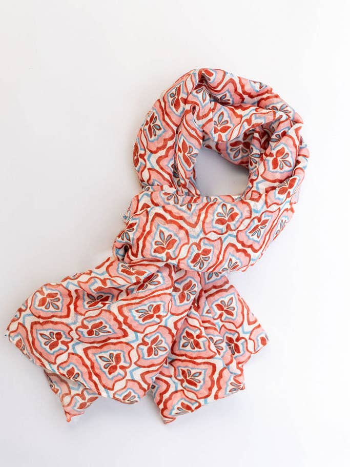 Triangle Leaf Scarf | A10 for wholesale by Weavermill