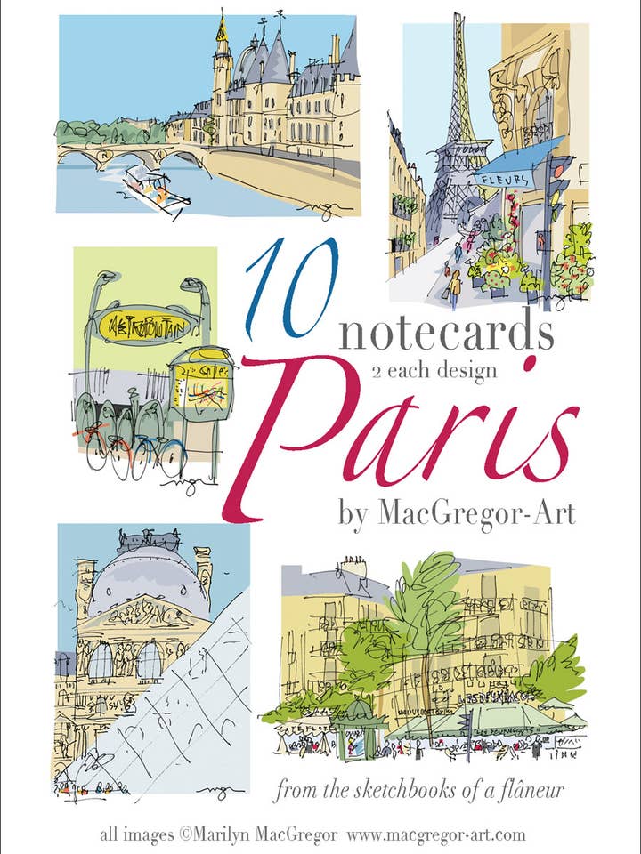 Set de cartes Paris pour la vente par MACGREGOR-ART