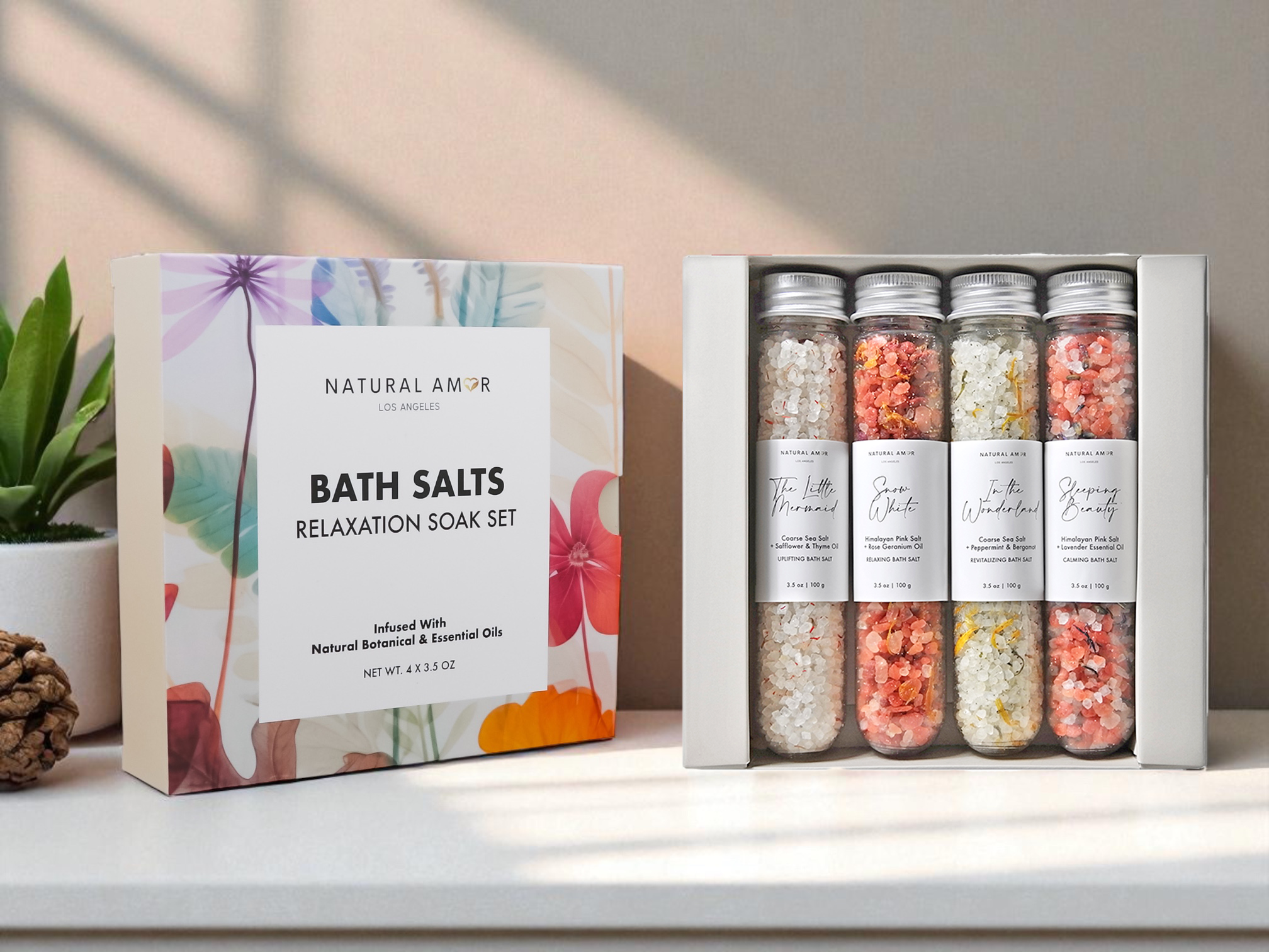 Natural Amor LLC - Wholesale Bath & Body Set - Spa Bath Body Gift Set| Natural Skincare Gift Sets14