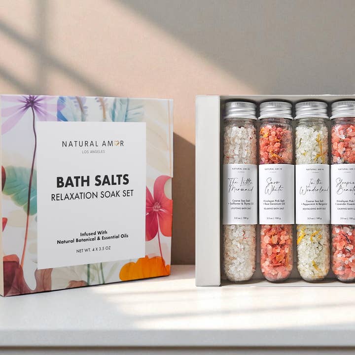 Natural Amor LLC - Wholesale Bath & Body Set - Spa Bath Gift Set| Corporate Gift for Employees or Clients6
