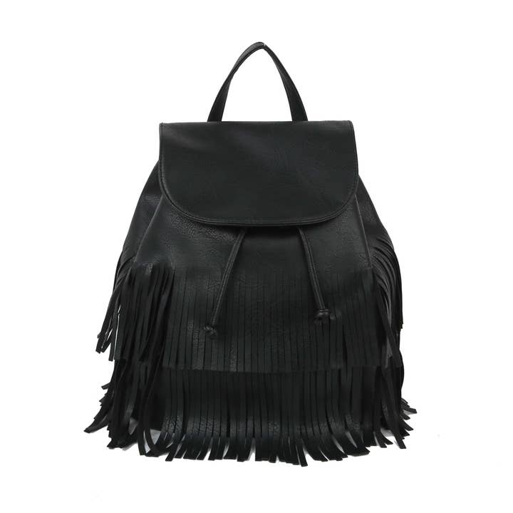 Handbag Factory Corp - Wholesale Backpack - Women's - BACKPACK LADIES TRAVEL TASSEL BAG