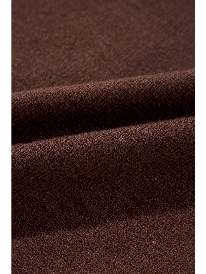 Coffee Howdy Boot Mock Neck Sweater for wholesale on Faire