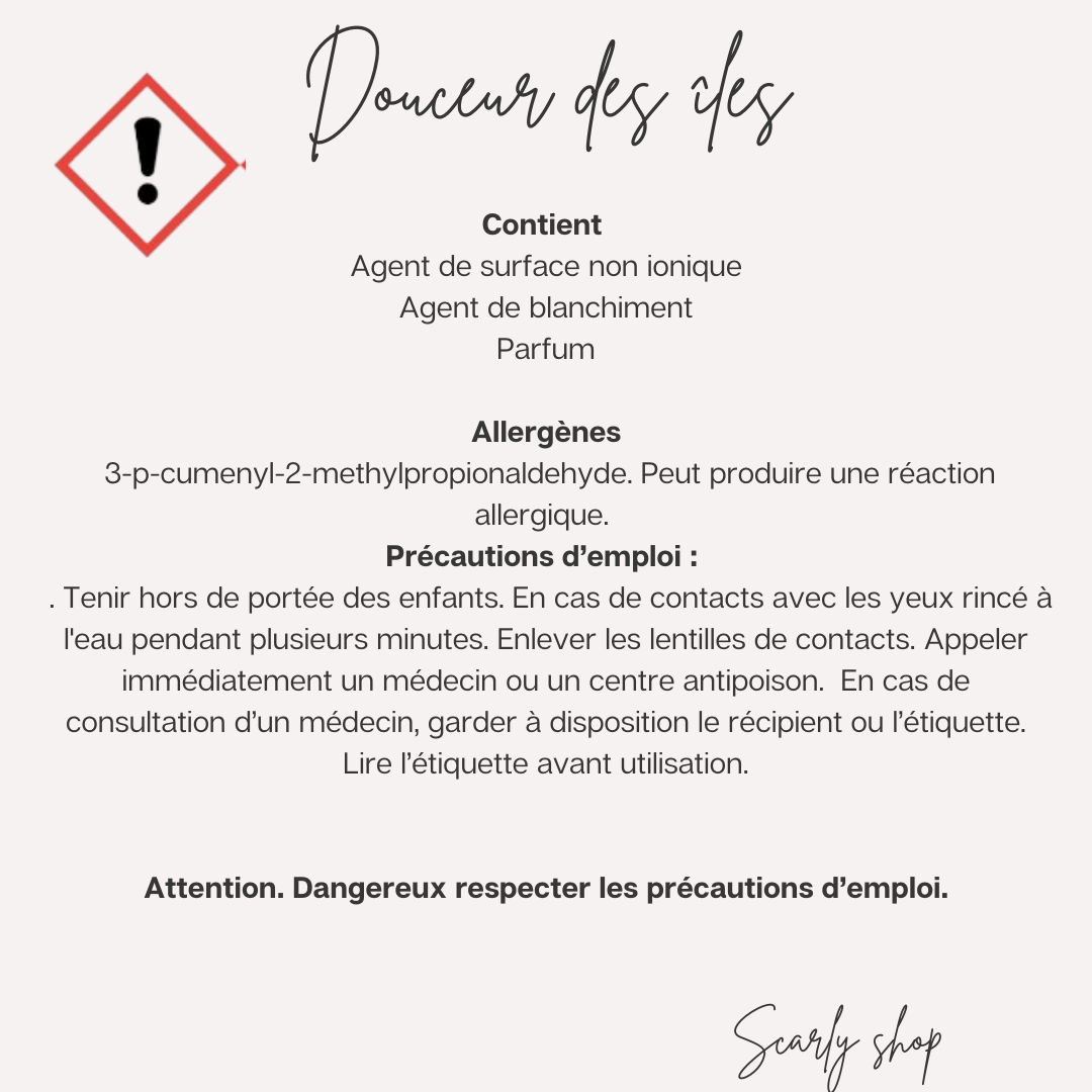 Scarly Shop - Wholesale Multi-Surface Cleaner - Monoi Multi-Purpose Spray - Island Softness1