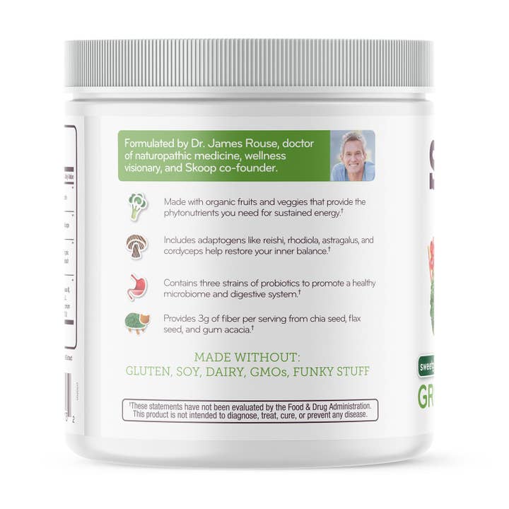Healthy Skoop - Wholesale Protein/Superfood Powder - Organic Daily Greens with Adaptogens