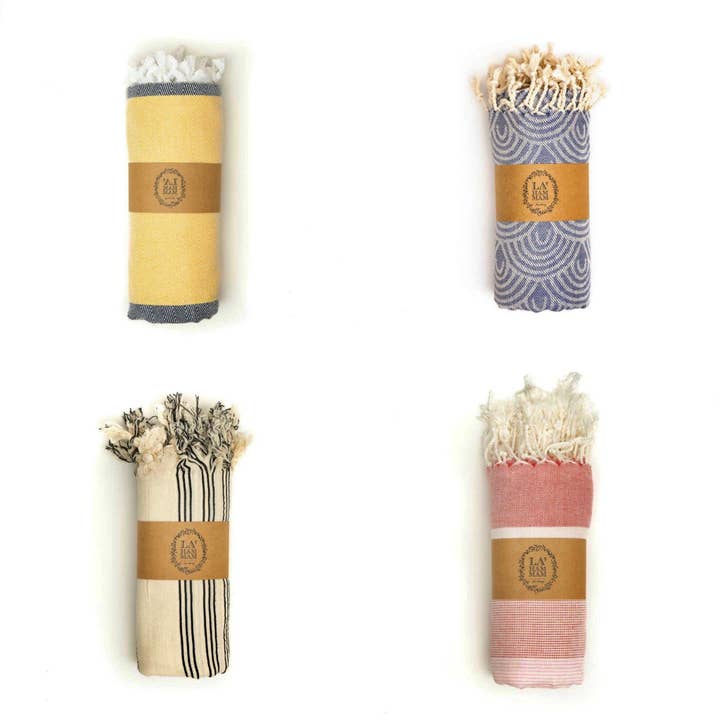 BIG Mystery Box of 25 Peshtemal Beach Towels! for wholesale by La Hammam