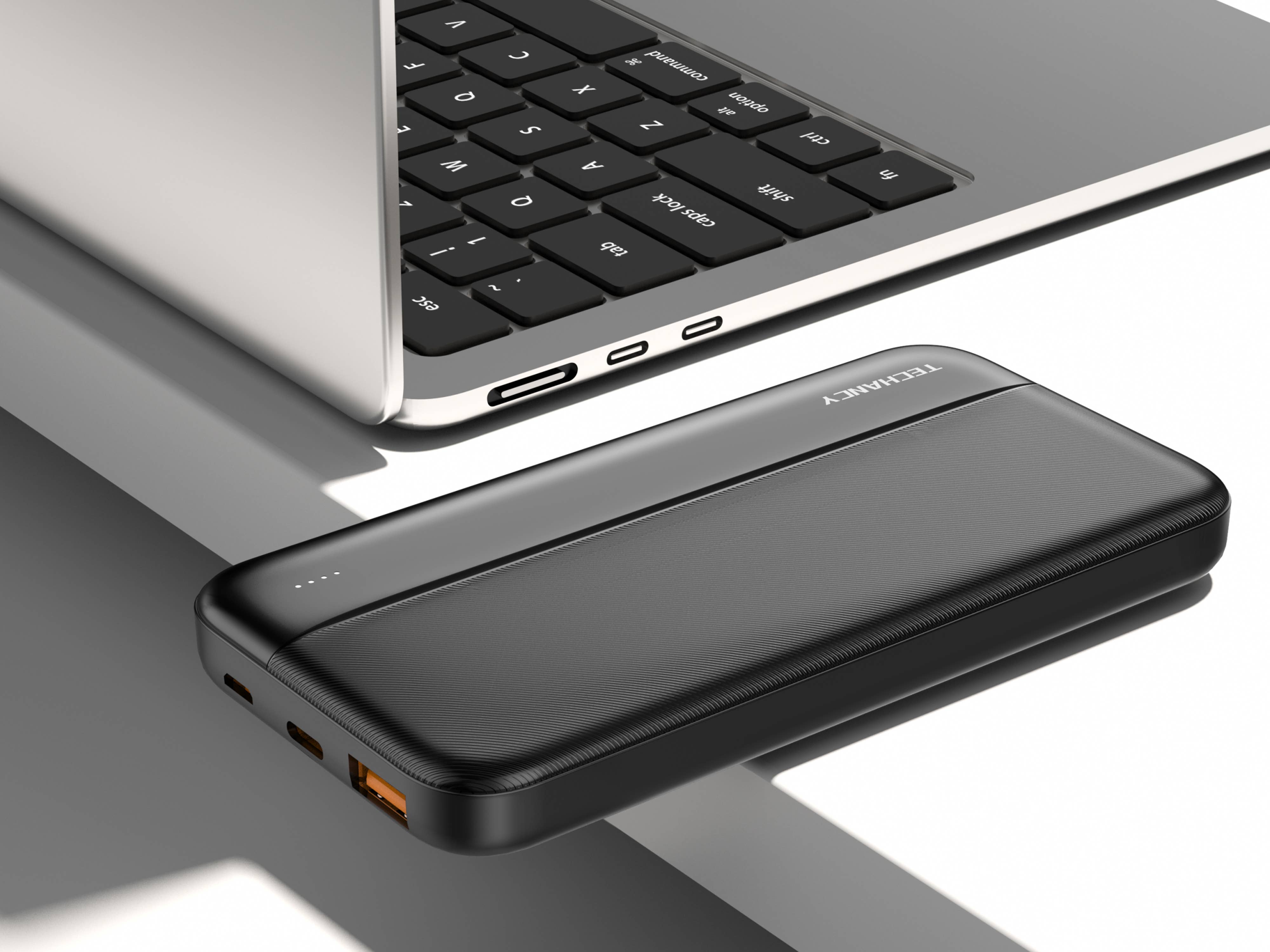 TECHANCY - Wholesale Portable Charger - TECHANCY Power Bank 10,000 mAh, Slim & Lightweight Mobile1