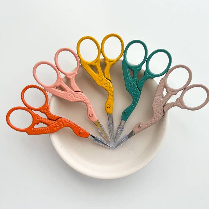Matryoshka Doll Shop - Wholesale Scissors - Bird scissors, small sewing scissors, stork scissors