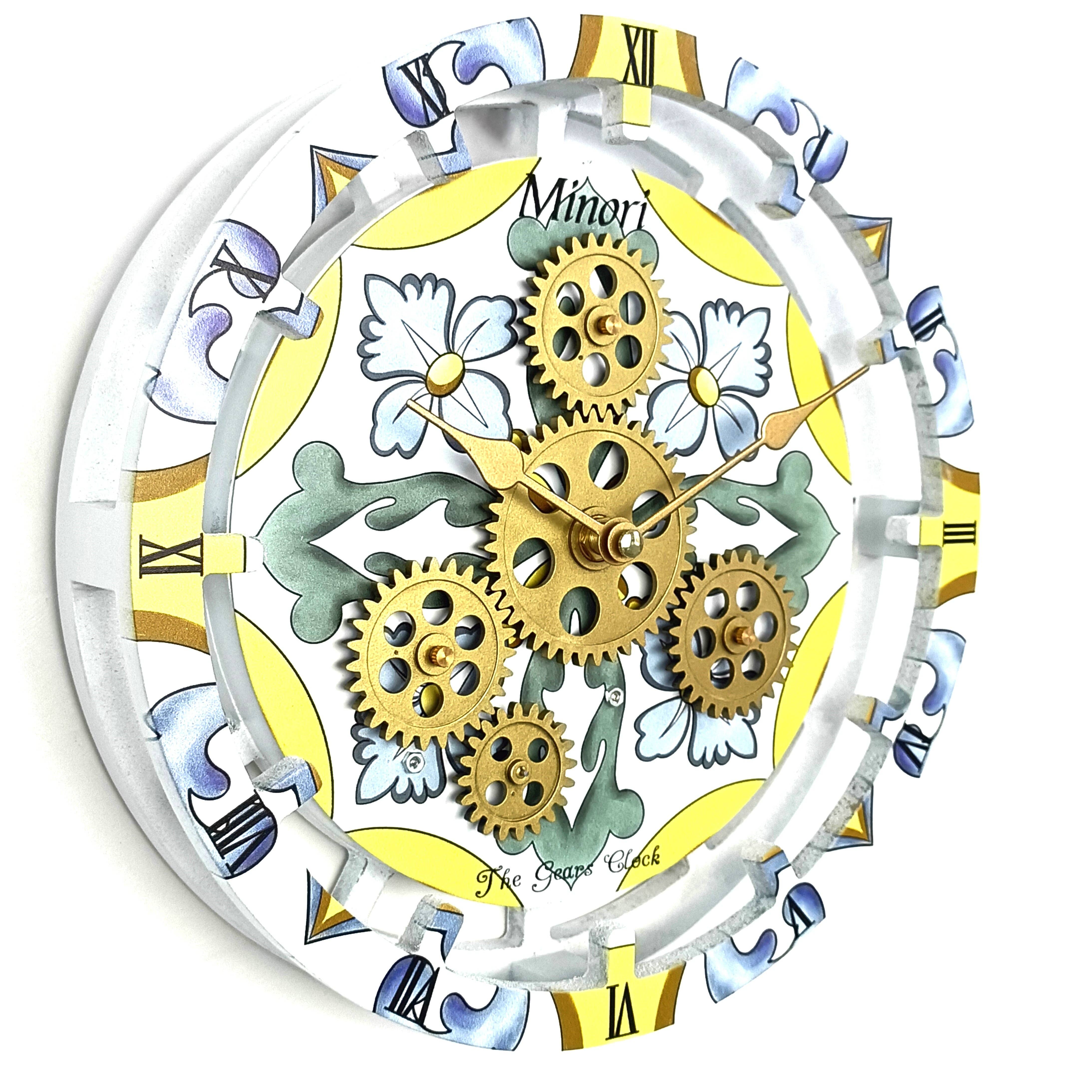 The Gears Clock - Vendita all'ingrosso Orologi da tavolo - OROLOGIO DA TAVOLO DA PARETE ITALY LINE 10 POLLICI MINORI12