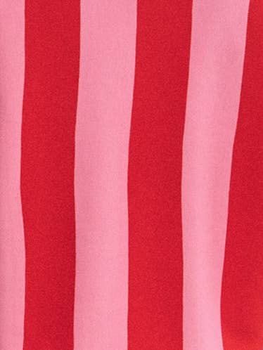 No Vacancy - Wholesale Lounge Set - Women's - Vertical striped short slv rugby top & shorts set8