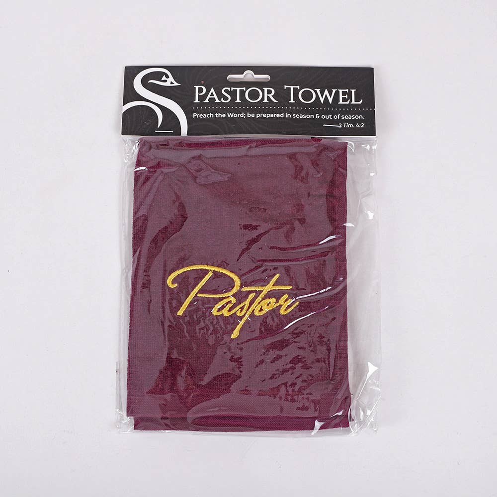 Swanson Christian Products - Vente Torchons - Pastor Serviette Pastor Coton Bourgogne3